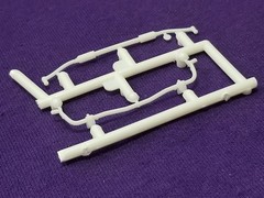 2021 Dodge Charger Hellcat STEERING RACK & SWAY BAR from 1:25 AMT Model Kit
