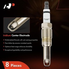 A-Premium Double Iridium Spark Plug Compatible with Ford F-150 2004-2008,