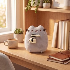 Gray Cat Sushi Plush Toy Soft Decorative Cushion