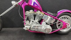 REVELL CUSTOM BUILT CHOPPER CUSTOM PAINT 13 INCHES LONG BUILT BY GARY SEEDS DC