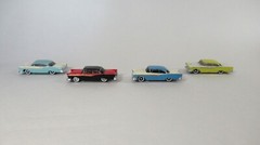 New! SMC-867 1957 Ford Fairlane Sedan 2 Door HO-1/87 Scale White Resin Kit