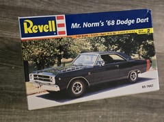 Revell Mr. Norm’s ’68 Dodge Dart 1/25 Scale Kit #85-7667 Open Unused Complete
