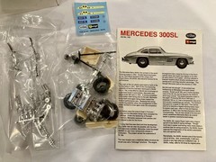 Testors Mercedes-Benz 300SL Metal Body Model Kit Unassembled Silver MPN 153