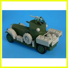 1/35 Scale Die-Cast Resin Model Assembled Kit Pattern 1920/Sand Tyres Accesso…