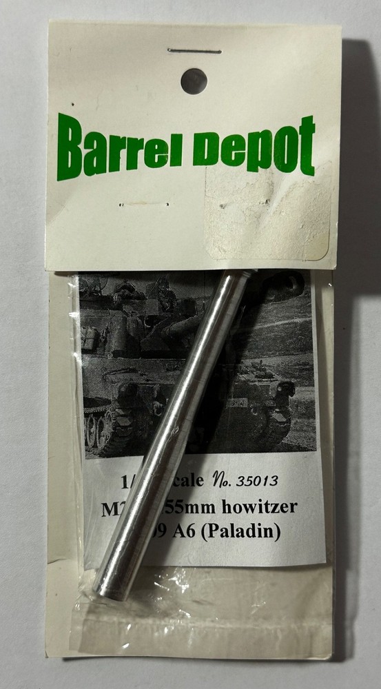 Barrel Depot #35013 1/35 Scale M109A6 Paladin 155mm Howitzer Metal Barrel – RARE