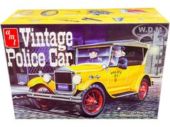 SKILL 2 MODEL KIT 1927 FORD T VINTAGE POLICE CAR 1/25 SCALE MODEL BY AMT AMT1182
