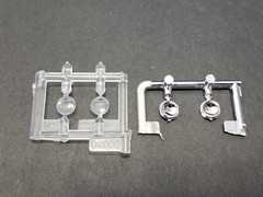 1970 Plymouth Cuda HEADLIGHTS from Revell 1:25 Model kit 70 HEAD LIGHTS