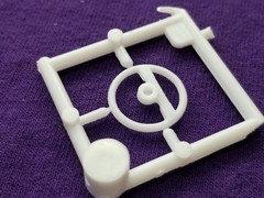 1991 Chevy S-10 Lowrider STOCK STEERING WHEEL from Revell 1:25 Model Kit