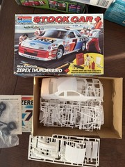 Vtg MONOGRAM 1:24~STOCK CAR~ Kulwicki~ZEREX THUNDERBIRD #7 With Snap On Tool Box