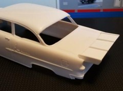 Resin Rear Spoiler for ’55 Chevy Bel Air Sedan AMT1/25.