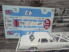 Salvinos Jr Richard Petty 1980 Chevy Monte Carlo Nascar Model Kit