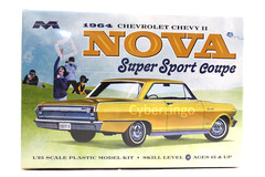 Moebius 1:25 Scale 1964 Chevy II Nova Super Sport Model Car Kit Brand New