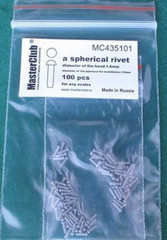 1/35 Master Club MC435001-102 Spherical rivets different diameter and size