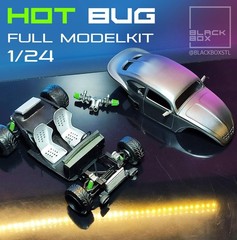 1:25-1:24 Scale VW HotBug Model Kit-Unpainted-Unassembeled