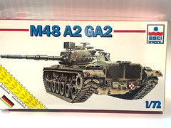 ESCI 1/72 German M48 A2 GA2 Model Tank Kit Factory Sealed #8329