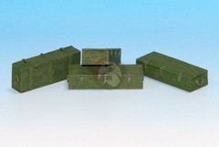 Eureka XXL 1/35 Wooden 12.8cm Ammo Crates PaK 44 Maus Jagdtiger (4 boxes) E-017