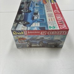 REVELL BALDWIN MOTION 427 CORVETTE SKIPS FIESTA DRIVE-IN #7427 Sealed Unbuilt