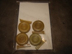 Verlinden Productions Resin Accessories for 1/35 scale Kits Hummer Wheels Tank
