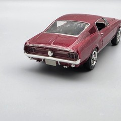 1968 Ford Mustang 1/25 Built Model Car Parts Diorama Display Glued Hood