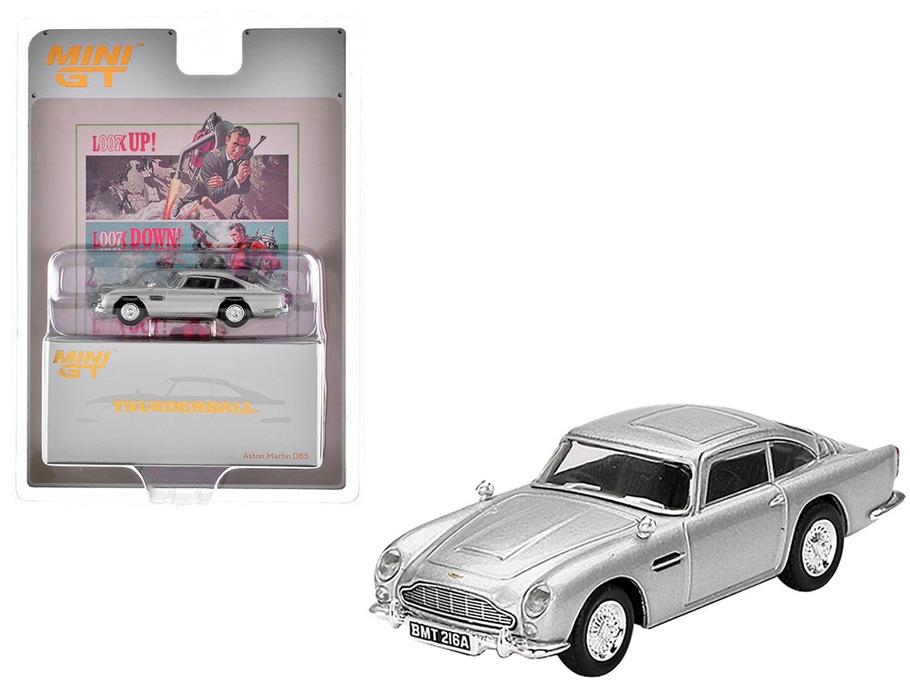 Mini GT MGT00901-007E 1/64 Aston Martin DB5 RHD (Right Hand Drive)