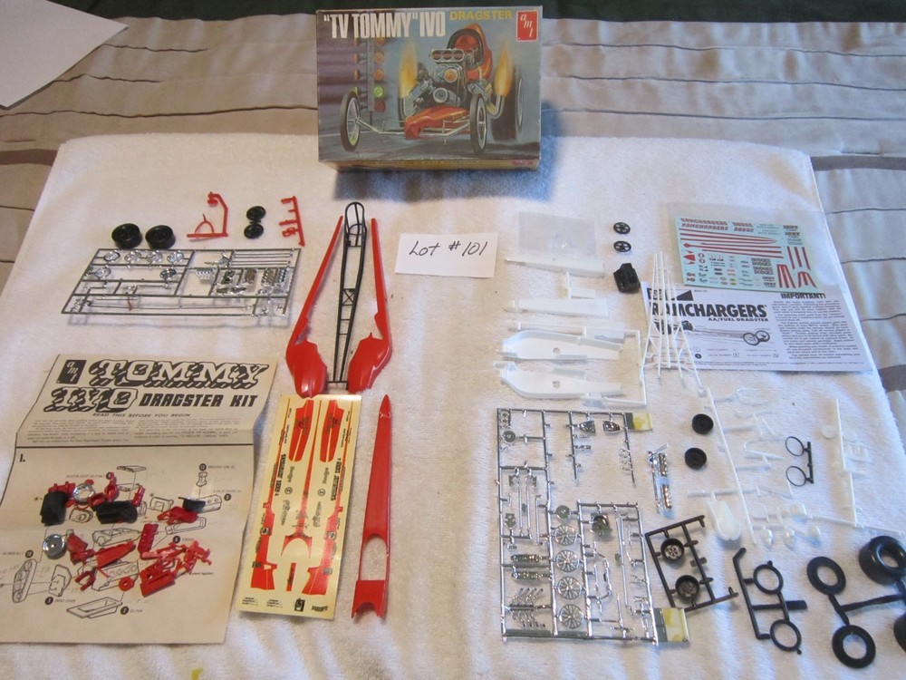 AMT TOMMY IVO AND RAM CHARGERS DRAGSTER JUNKYARD KITS #101