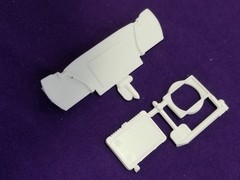 1969 Dodge Super Bee RADIATOR , SHROUD , CRADLE — Monogram Revell 1:24 Model 69
