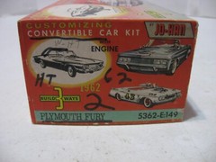 Empty Box Only – Jo-Han 1962 Plymouth Fury Convertible Model Kit #5362-E:149