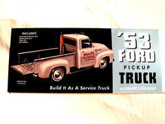 1/25 AMT ’53 Ford Pick-up Truck Trophy Series 3 in 1 kit AMT882/12 Open Box