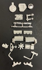69 Firebird 400 cu. in. ENGINE W/ TRANS 668 1651 AMT Model Car Part COMBINE