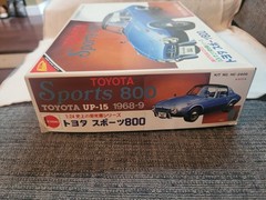 1967 Vintage Nichimo 1/24 Toyota Sports 800 Motorized Model Kit Rare Japan UP-15