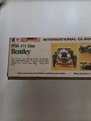 Toy Model Car, 1930 4 1/2 Litre Bently By MPC, VINTAGE BUT NEW IN BOX