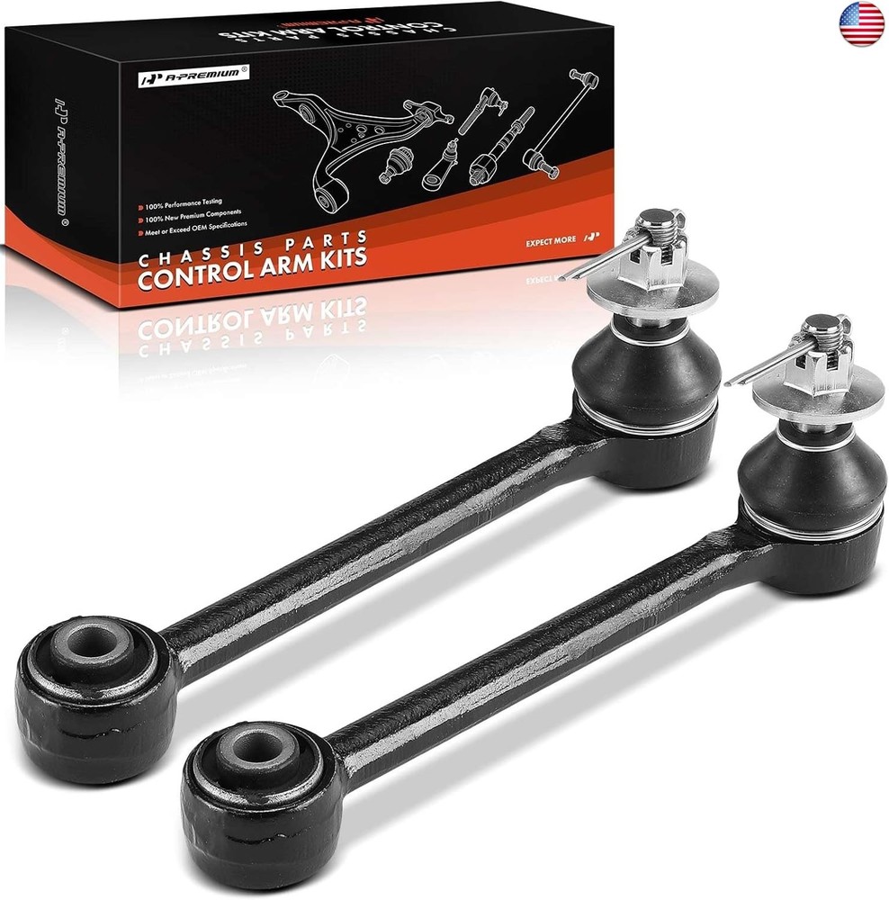 A-Premium 2 x Rear Forward Upper Control Arm, with Ball Joint & Bushing,