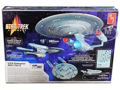 SKILL 2 MODEL KIT U.S.S. ENTERPRISE NCC-1701-C “STAR TREK” 1/1400 AMT AMT1332 M