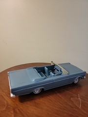 Plastic 1965 Ford Galaxie 500 XL Convertible promo model car