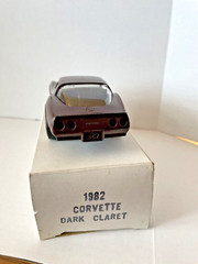 1982 Chevrolet Corvette Promo Car Dark Claret with Original Box