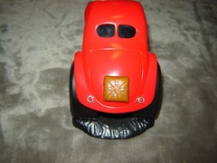 Polar Lights 6001F Willy Fast Cherry Bomb Red Box open kit Built 1998 Kit AS IS