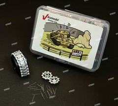 1/35 US M113 ACAV Tank Metal Tracks w/Drive Sprockets Set Fits AFV Club/Tamiya