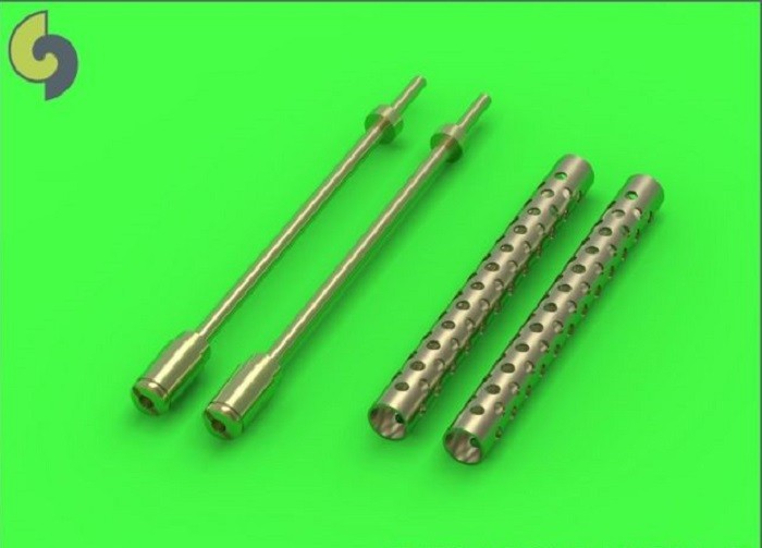 Master 35004 1/35 Browning M1919 .30 Caliber Barrels Conical Shape