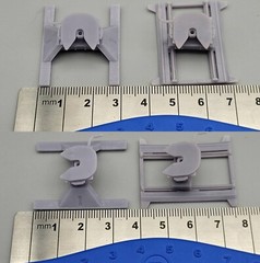 5th wheel hitch for pickup trucks for 1/24 and 1/25 scale model cars
