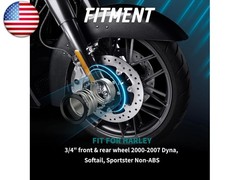 MoKitDora 3/4″ Wheel Bearing Harley Dyna Wide Super Glide Softail Sportster