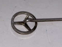 PRAMETA Kolner 1948 Mercedes Benz Promo Sterling Silver 2” Lapel Stick Pin ONLY