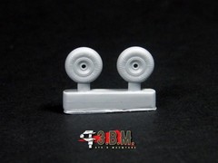 1:144 Resin Wheels Landing Gear for Tu 95MS Zvezda