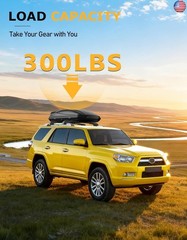 Tuyoung 300lbs Lockable Roof Rack Cross Bars Compatible with Toyota 4Runner
