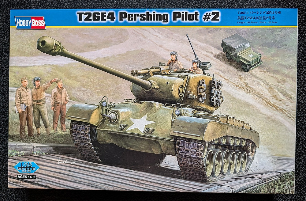 Hobby Boss 1/35 T26E4 Pershing Pilot #2 model kit