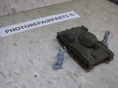 MIR / Roco Minitank Compatible WWII Russian T-34/76 & Aifix Soldiers Lot#7216B©