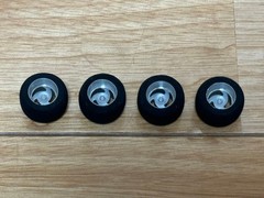 Tamiya Mini 4WD Alumina Row Wheel Set with Sponge Tires Set of 4