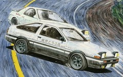FUJIMI 1/24 Initial D Series No.1 EX-1 TRUENO 1600GT APEX AE86 Model Kit