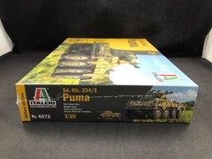 Italeri Sd. Kfz. 234/2 Puma Armored Car – 1:35 Scale Plastic Model Kit 6572 NISB