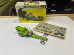 MONOGRAM TOM DANIEL TARANTULA DRAGSTER SHOW ROD MODEL BUILT UP