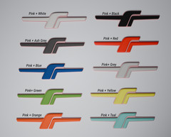 Plastic JDM F Badge Emblem For Subaru Forester